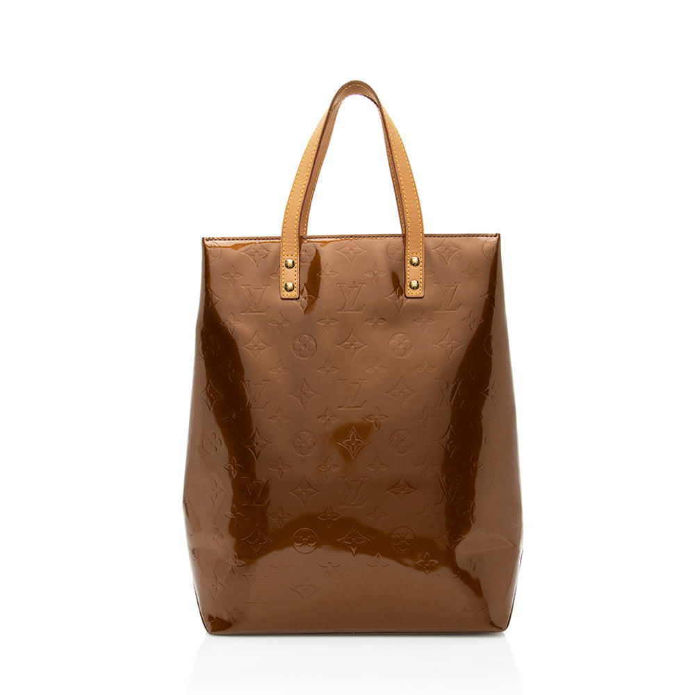 Louis Vuitton Vintage Monogram Vernis Reade MM Tote (SHF-18463)