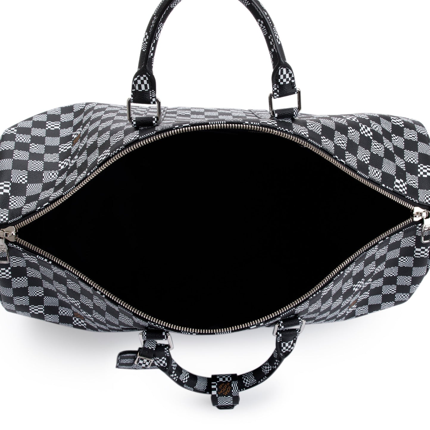 Louis Vuitton Virgil Abloh 2020 Limited Edition Distorted Damier Keepall Bandouliere 50