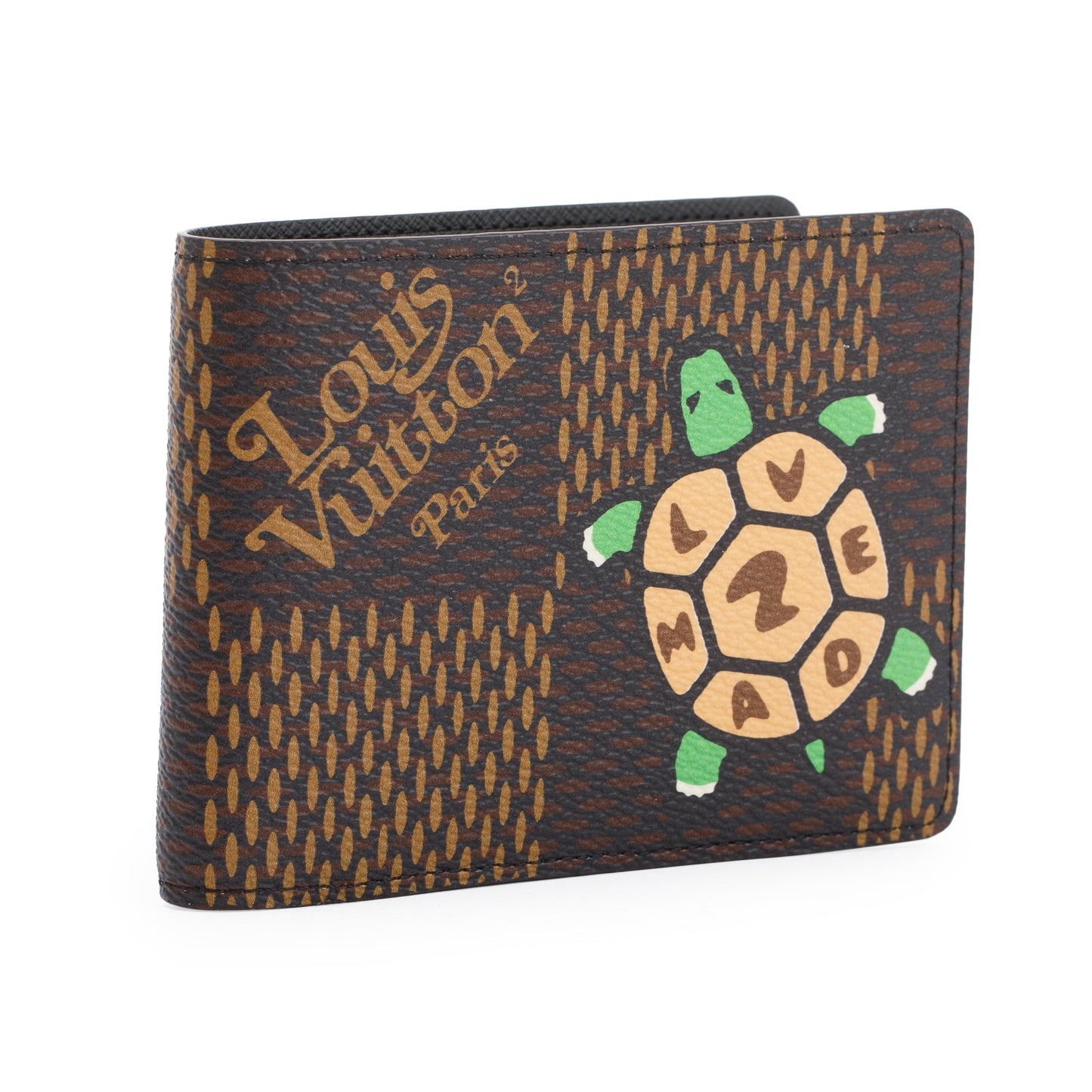 Louis Vuitton X Nigo Turtle Giant Damier Ebene Multiple Wallet