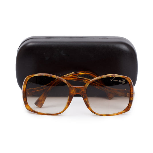 Louis Vuitton Z0205W Brown Havana Monogram Acetate Gina Oversize Sunglasses
