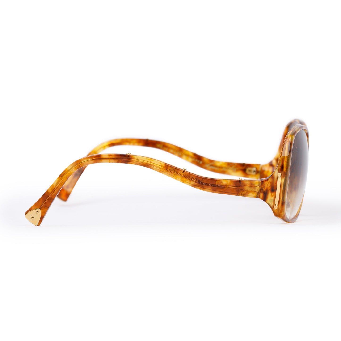 Louis Vuitton Z0205W Brown Havana Monogram Acetate Gina Oversize Sunglasses