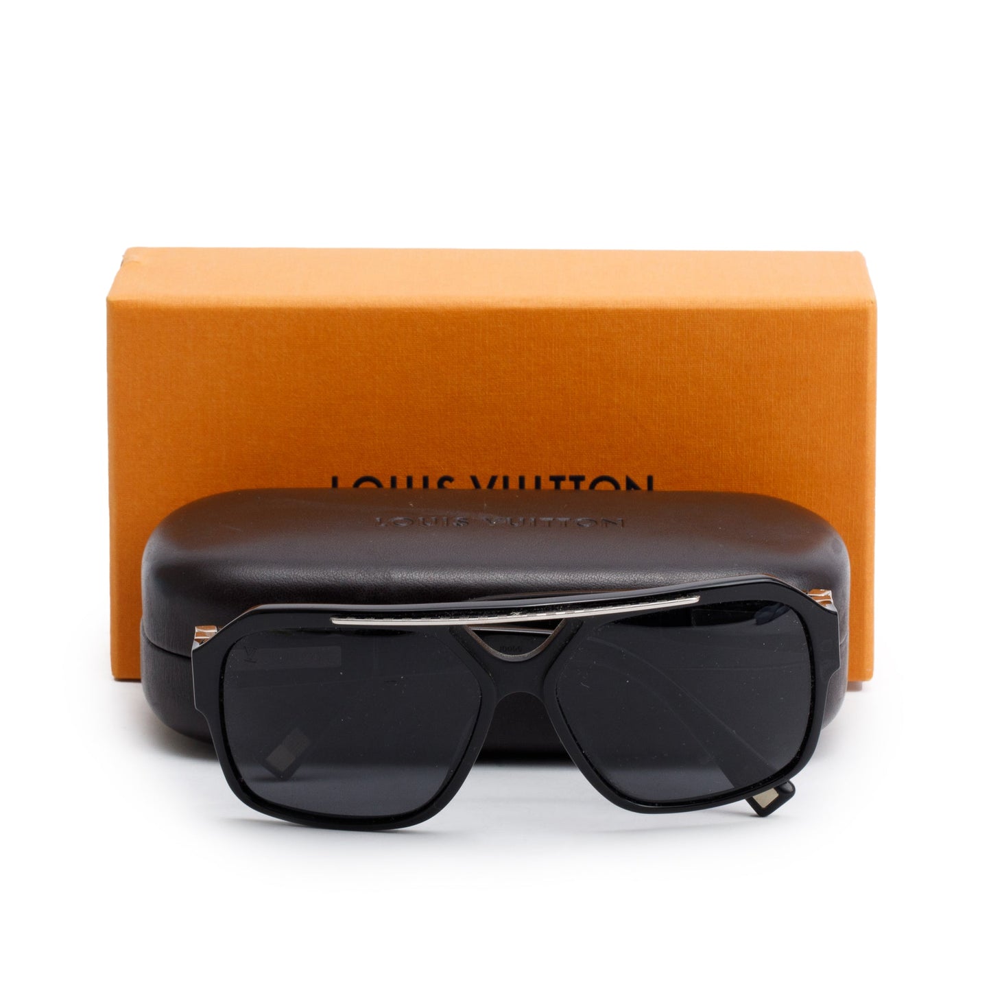 Louis Vuitton Z0271W Black Acetate Square Sunglasses