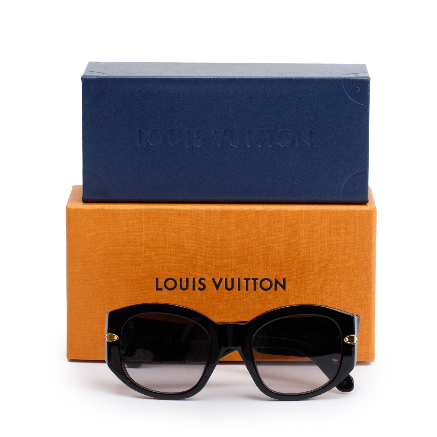 Louis Vuitton Z1291E Black Acetate Round Sunglasses