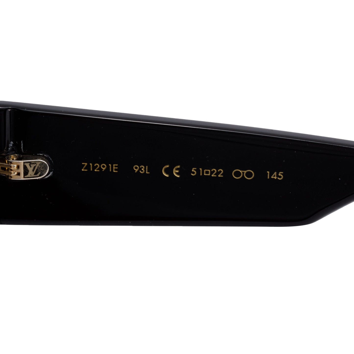 Louis Vuitton Z1291E Black Acetate Round Sunglasses