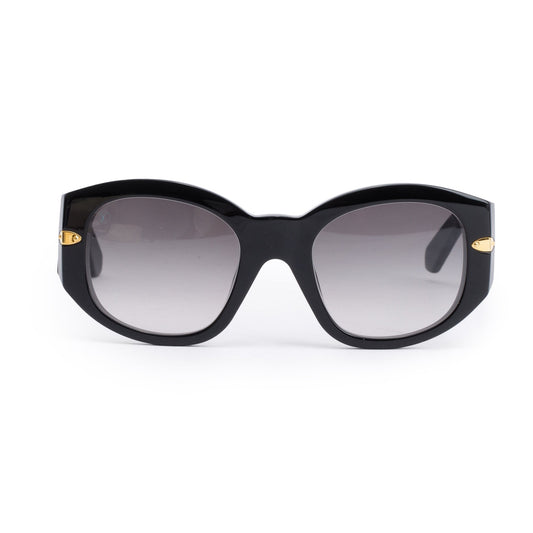 Louis Vuitton Z1291E Black Acetate Round Sunglasses