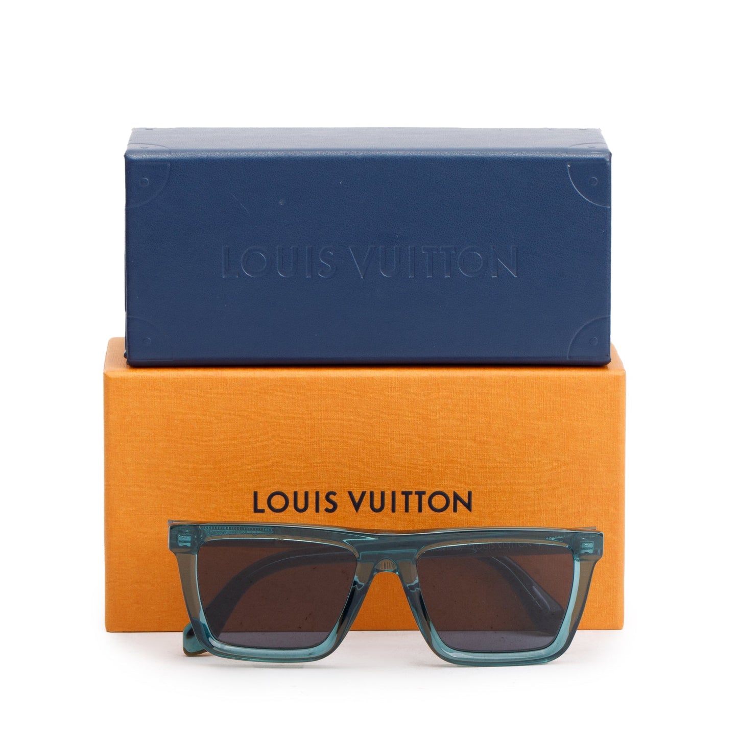 Louis Vuitton Z1810W Blue Acetate LV Bloom Sunglasses