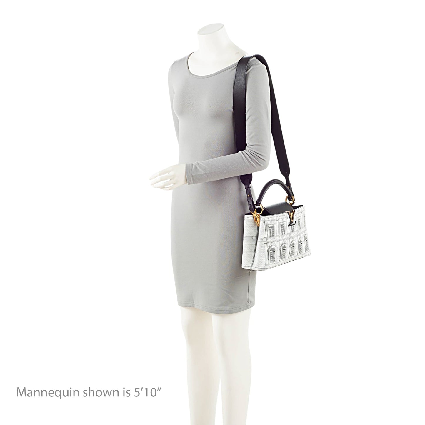 Louis Vuitton x Fornasetti Calfskin Architettura Capucines BB Bag