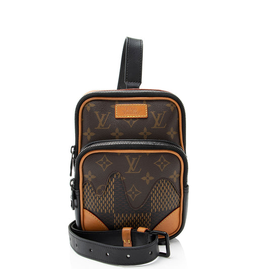 Louis Vuitton x NIGO Giant Damier Ebene Monogram Canvas Nano Amazone Sling Bag