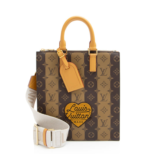 Louis Vuitton x NIGO Reverse Monogram Stripes Sac Plat Tote