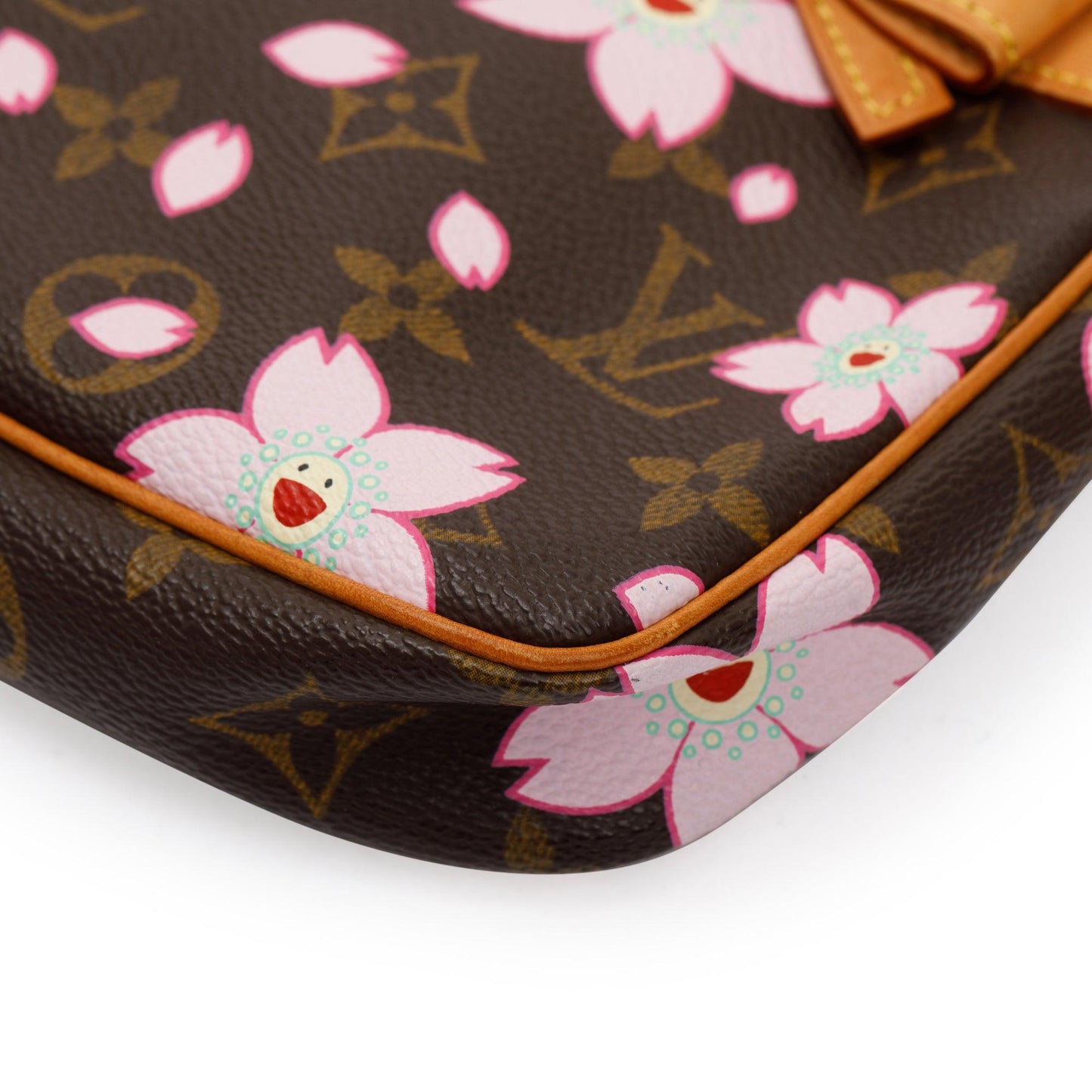 Louis Vuitton x Takashi Murakami Monogram Cherry Blossom Pochette Accessories