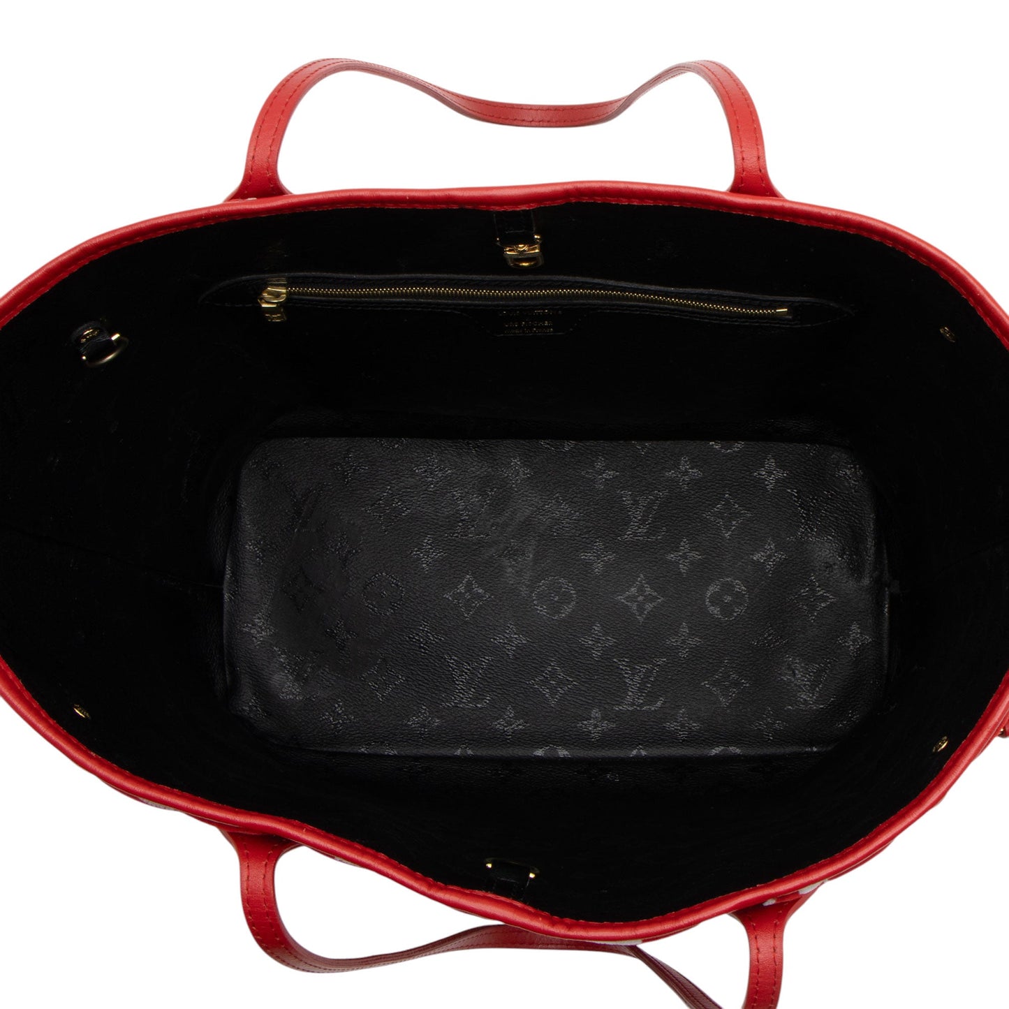 Louis Vuitton x Urs Fischer Tufted Monogram Canvas Neverfull MM Tote (SHF-h6jsA0)