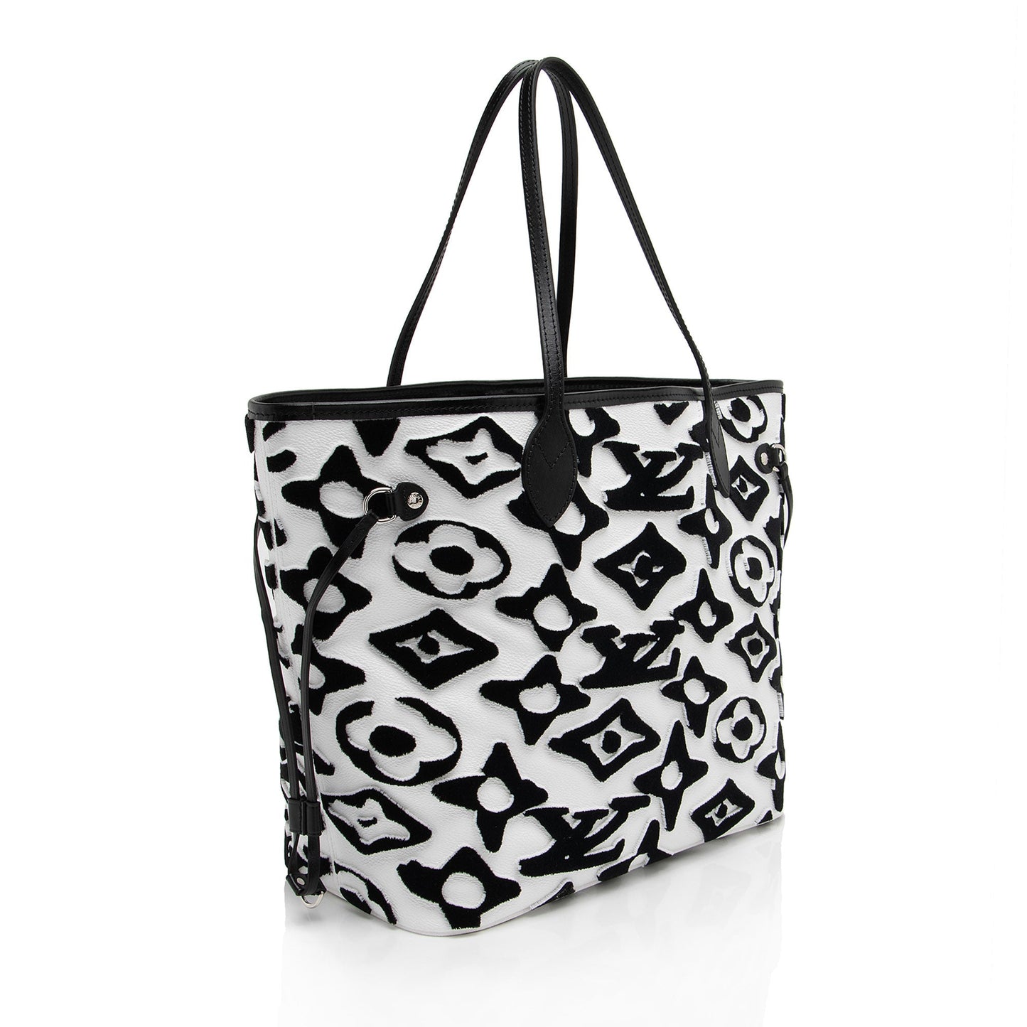Louis Vuitton x Urs Fischer Tufted Monogram Canvas Neverfull MM Tote