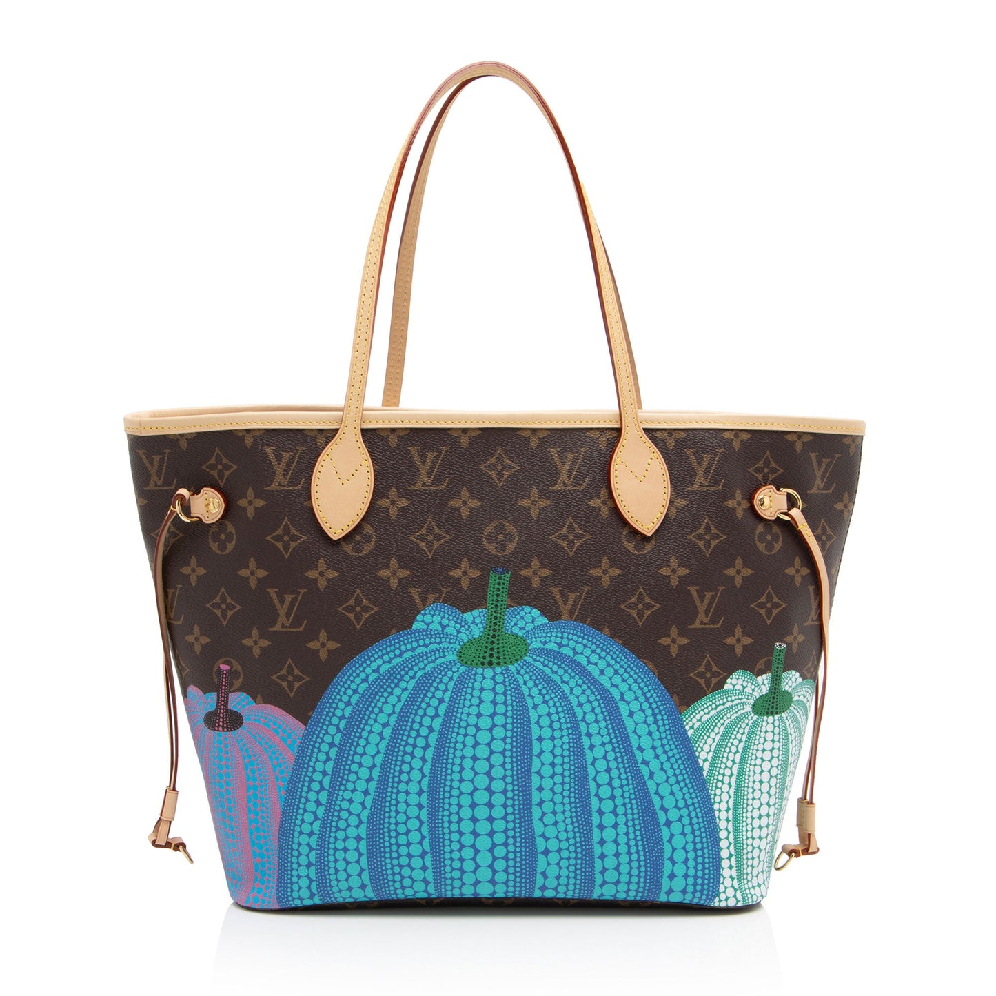 Louis Vuitton x YK Monogram Canvas Pumpkin Neverfull MM Tote