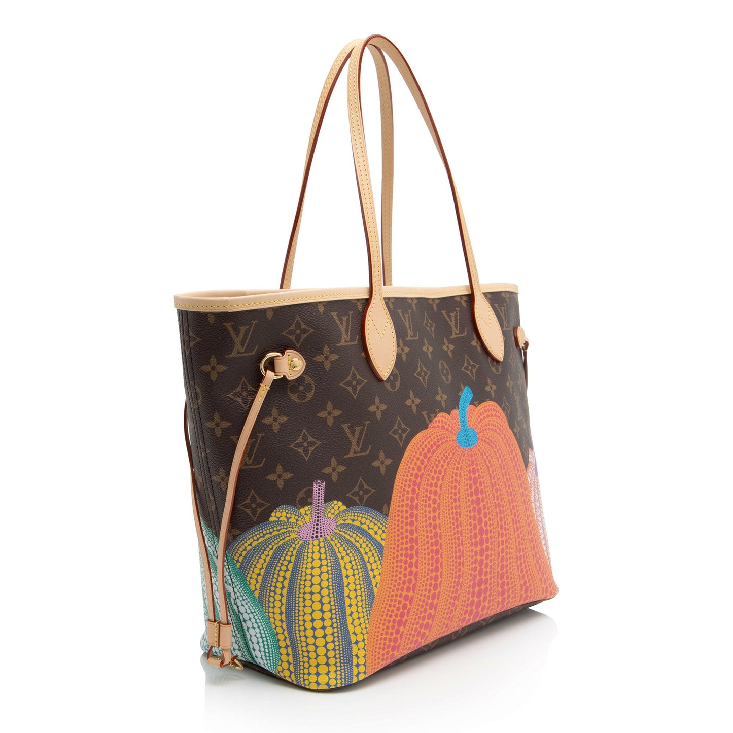 Louis Vuitton x YK Monogram Canvas Pumpkin Neverfull MM Tote