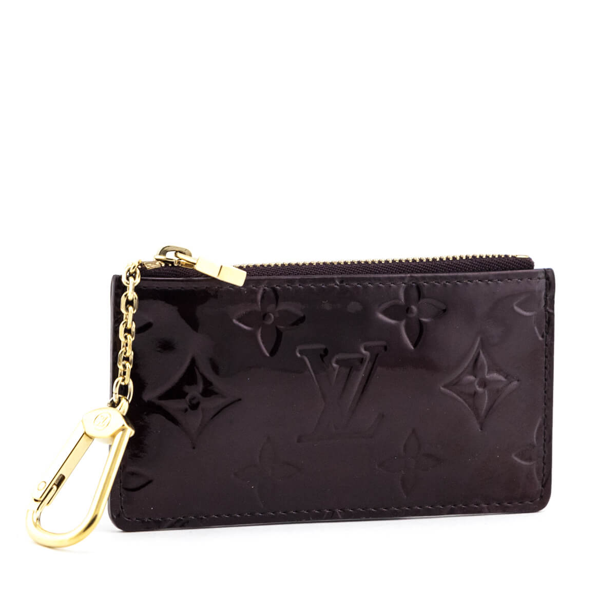 Louis Vuitton Amarante Monogram Vernis Key Pouch