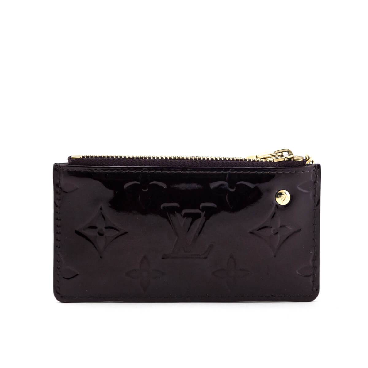Louis Vuitton Amarante Monogram Vernis Key Pouch