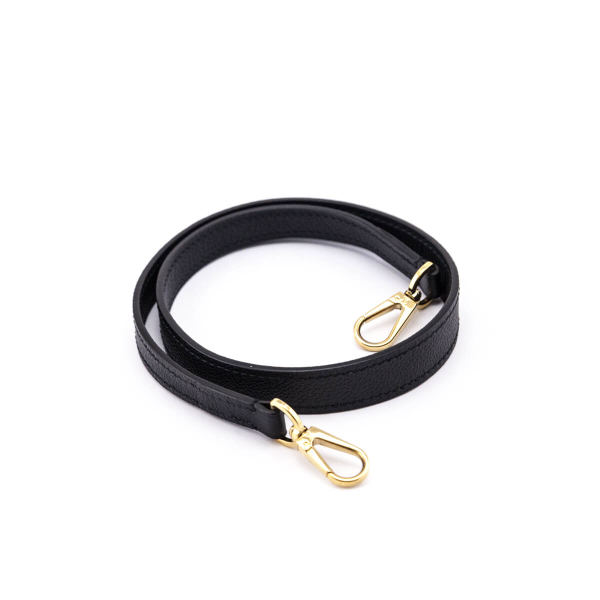 Louis Vuitton Black Calfskin Strap Bandouliere