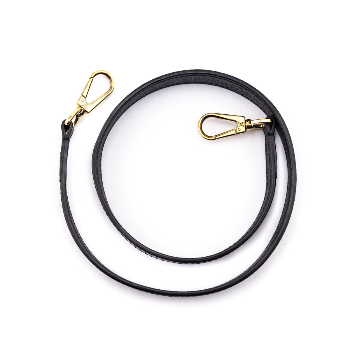 Louis Vuitton Black Calfskin Strap Bandouliere