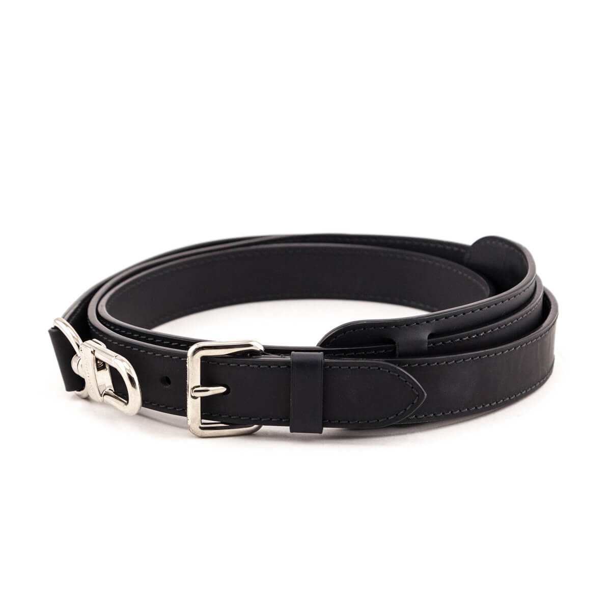 Louis Vuitton Black Leather Keepall Bandouliere Strap