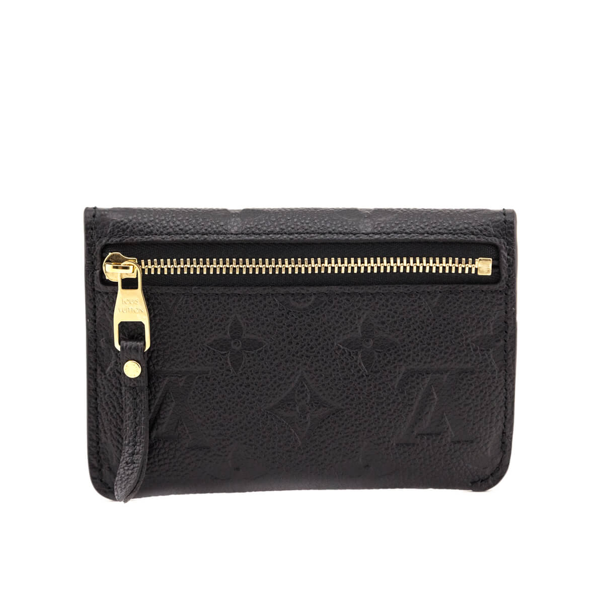 Louis Vuitton Black Monogram Empreinte Flap Key Pouch