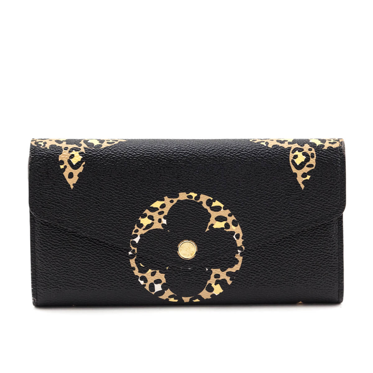 Louis Vuitton Black Monogram Giant Jungle Sarah Wallet NM