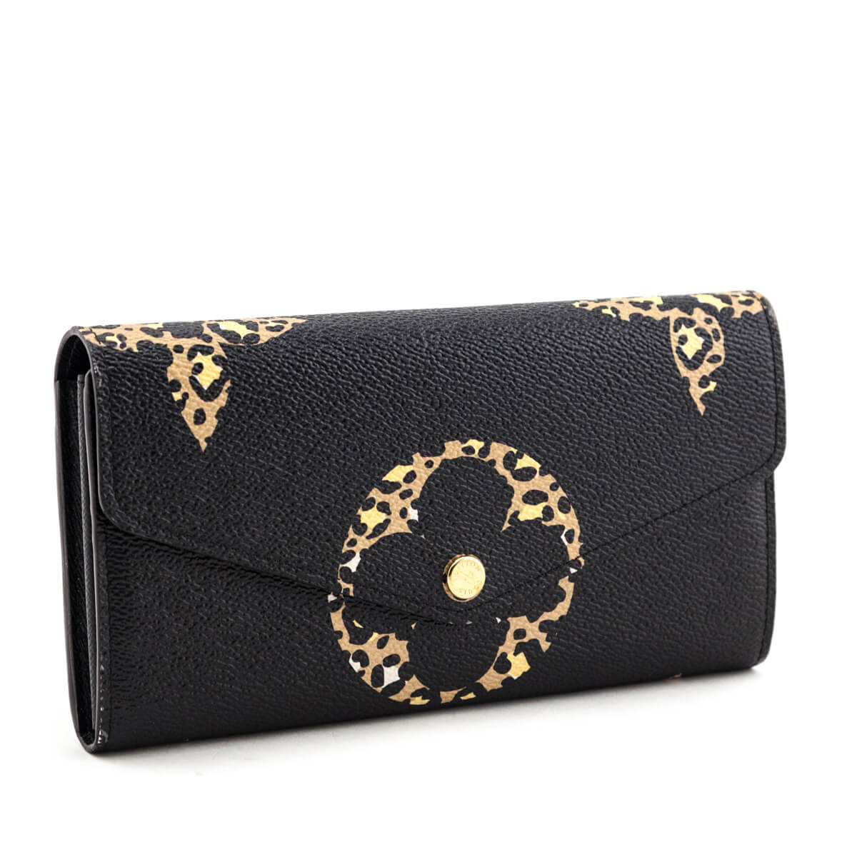 Louis Vuitton Black Monogram Giant Jungle Sarah Wallet NM