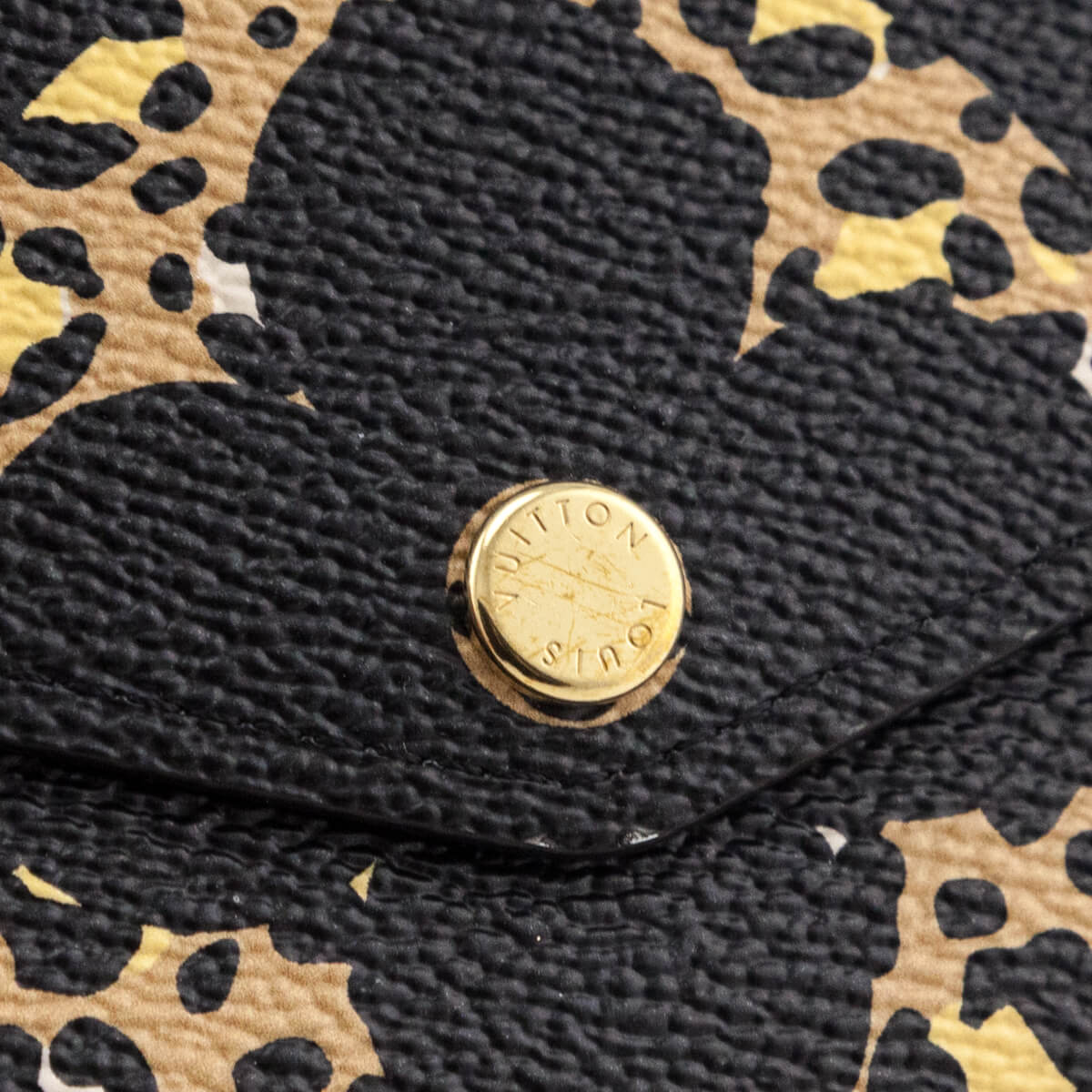 Louis Vuitton Black Monogram Giant Jungle Sarah Wallet NM