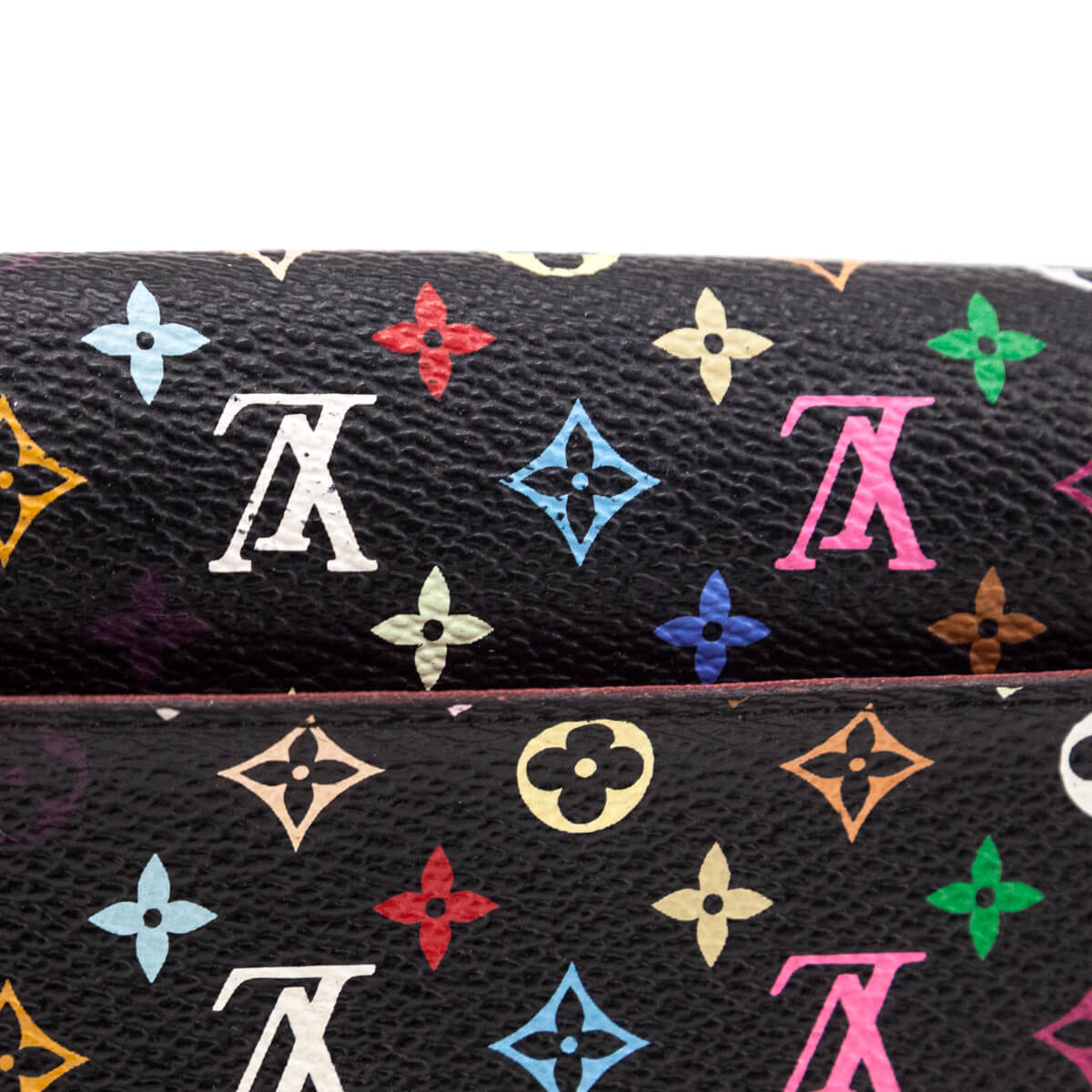 Louis Vuitton Black Monogram Multicolore Sarah Wallet NM