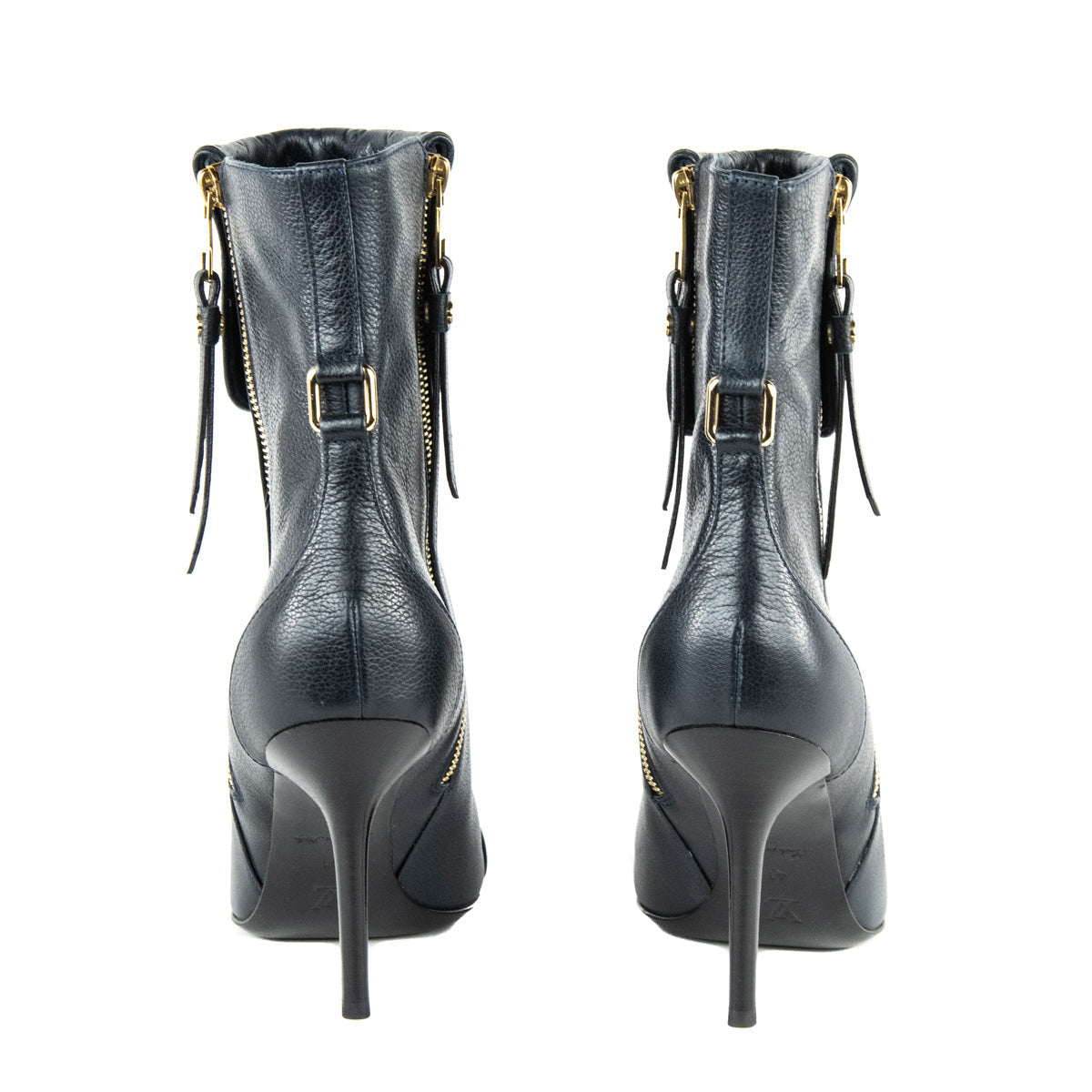 Louis Vuitton Blue Monogram Ankle Boots Size US 11 | EU 41