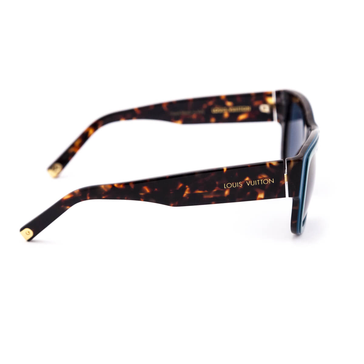 Louis Vuitton Blue & Tortoise Aster Sunglasses