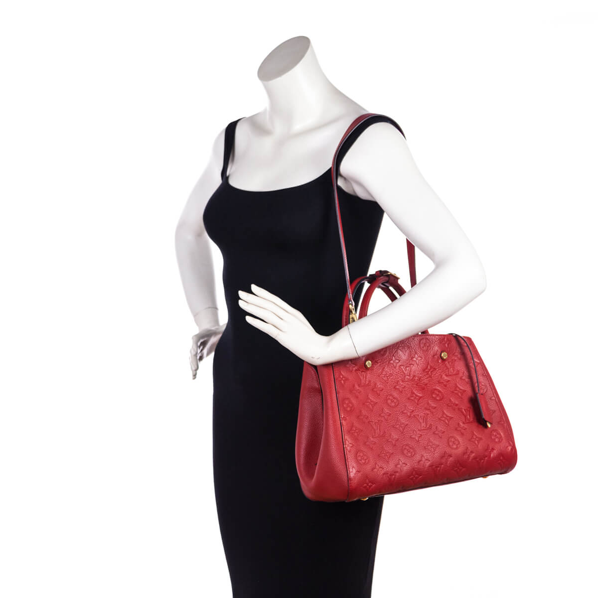 Louis Vuitton Cherry Monogram Empreinte Montaigne MM