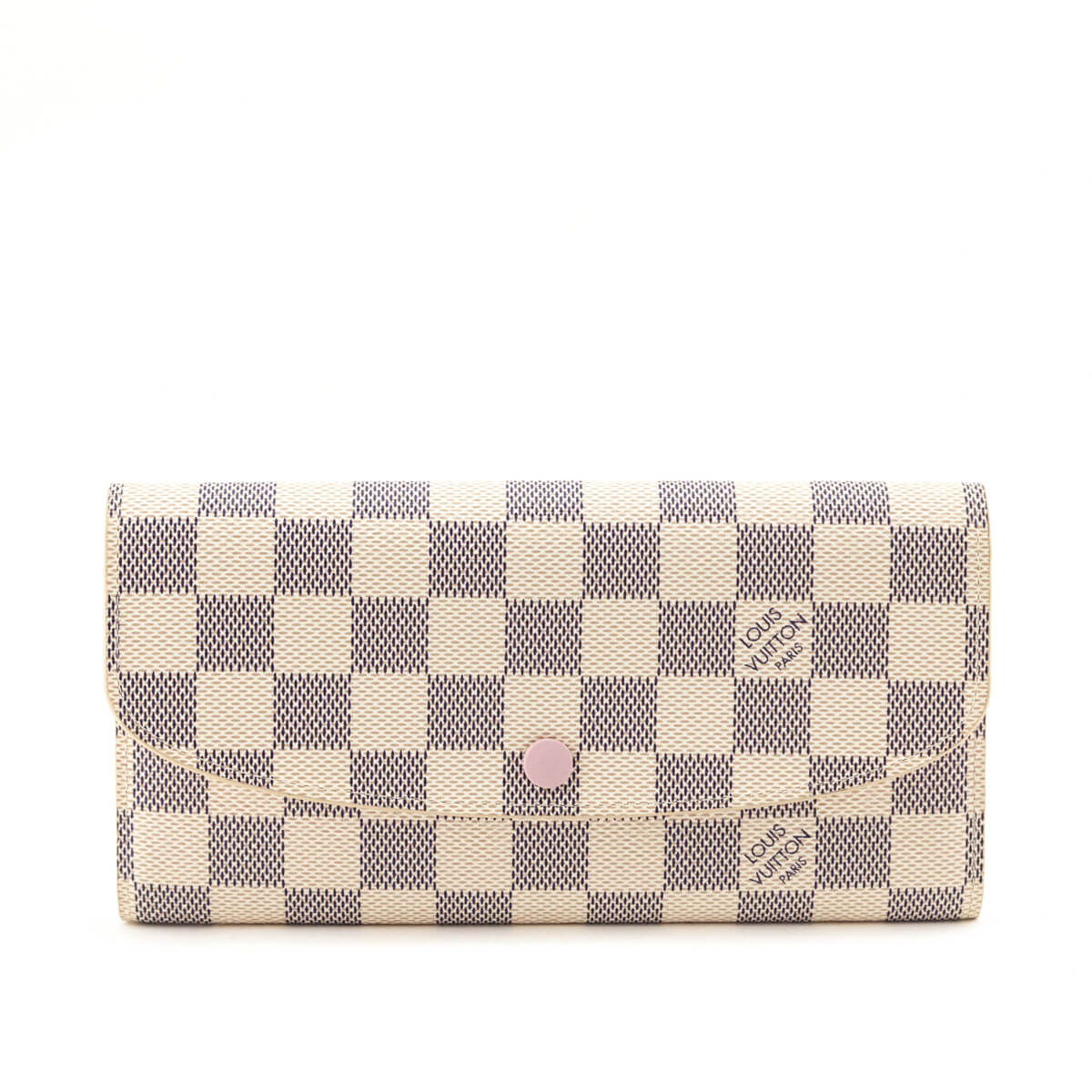 Louis Vuitton Damier Azur & Rose Ballerine Emilie Wallet