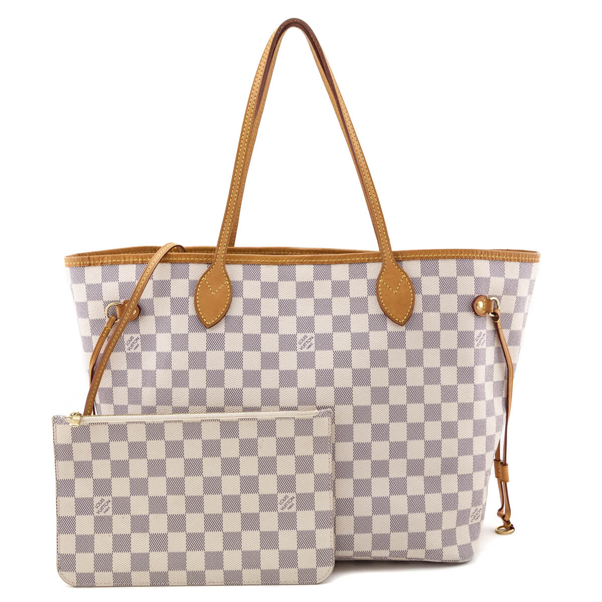 Louis Vuitton Damier Azure Neverfull MM with Pouch