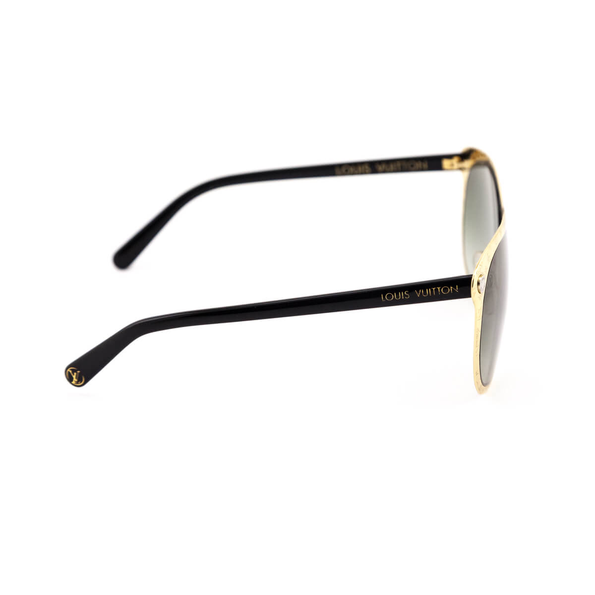 Louis Vuitton Gold Monogram Vertigo Sunglasses