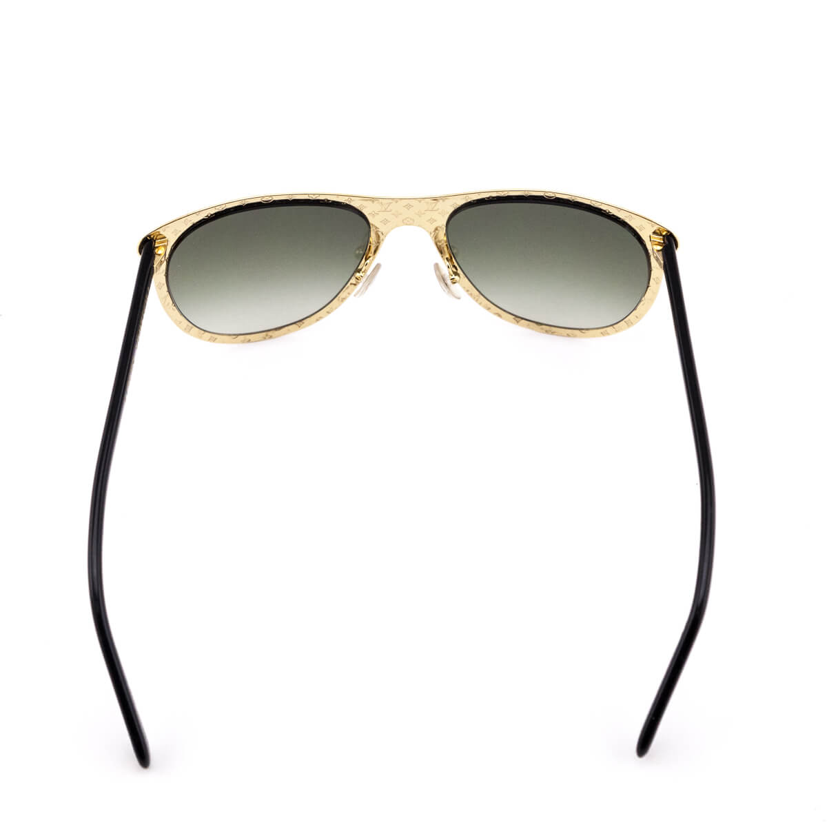 Louis Vuitton Gold Monogram Vertigo Sunglasses