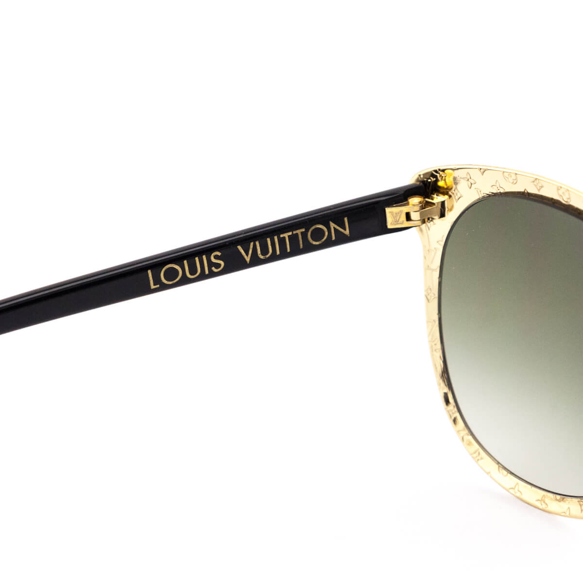 Louis Vuitton Gold Monogram Vertigo Sunglasses