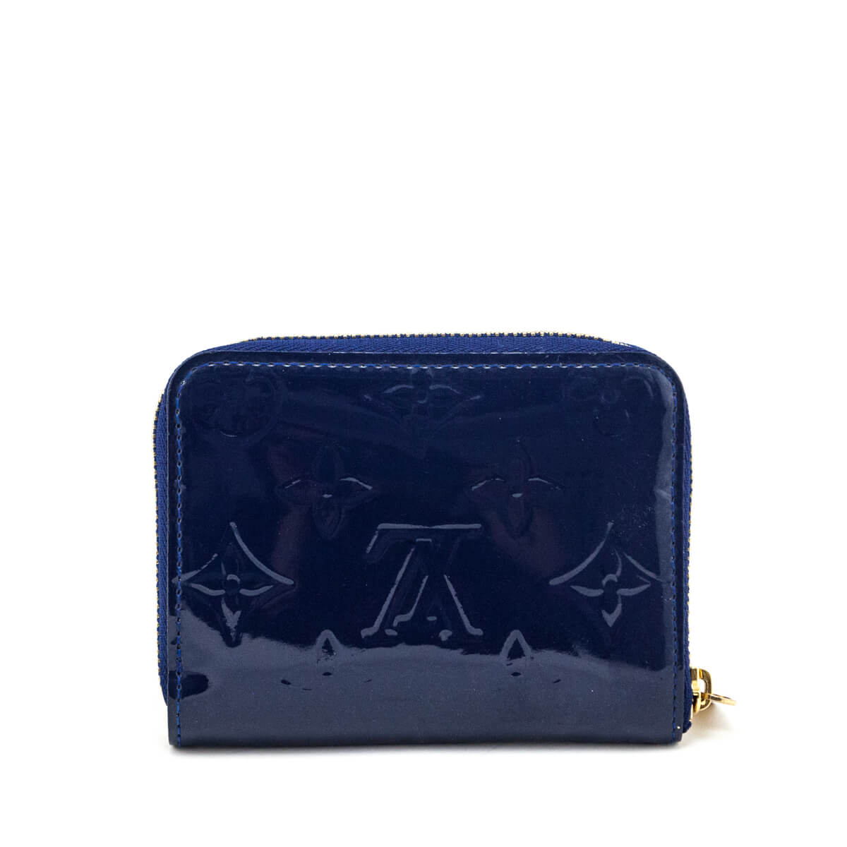Louis Vuitton Grand Bleu Monogram Vernis Zippy Coin Purse