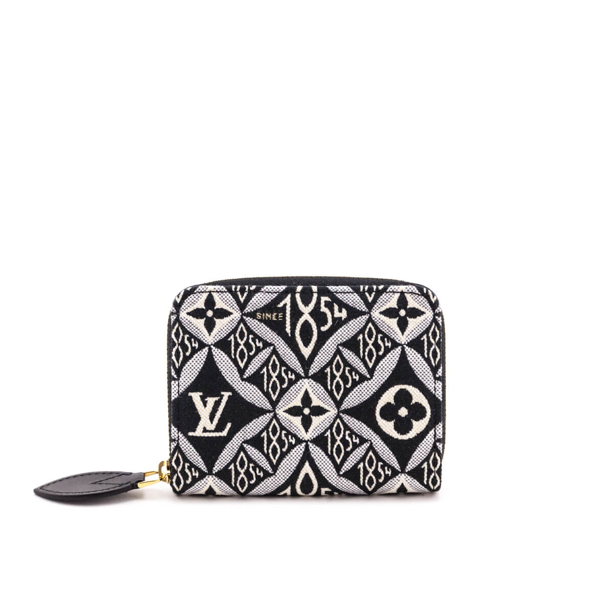 Louis Vuitton Gray Monogram Jacquard Since 1854 Zippy Coin Purse