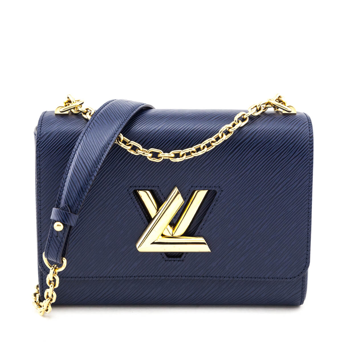 Louis Vuitton Indigo Epi Twist MM Shoulder Bag