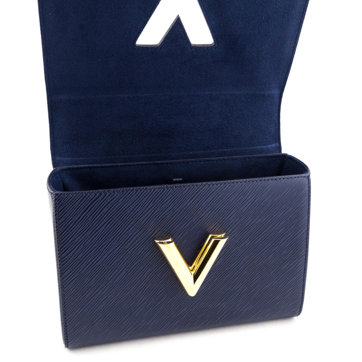 Louis Vuitton Indigo Epi Twist MM Shoulder Bag