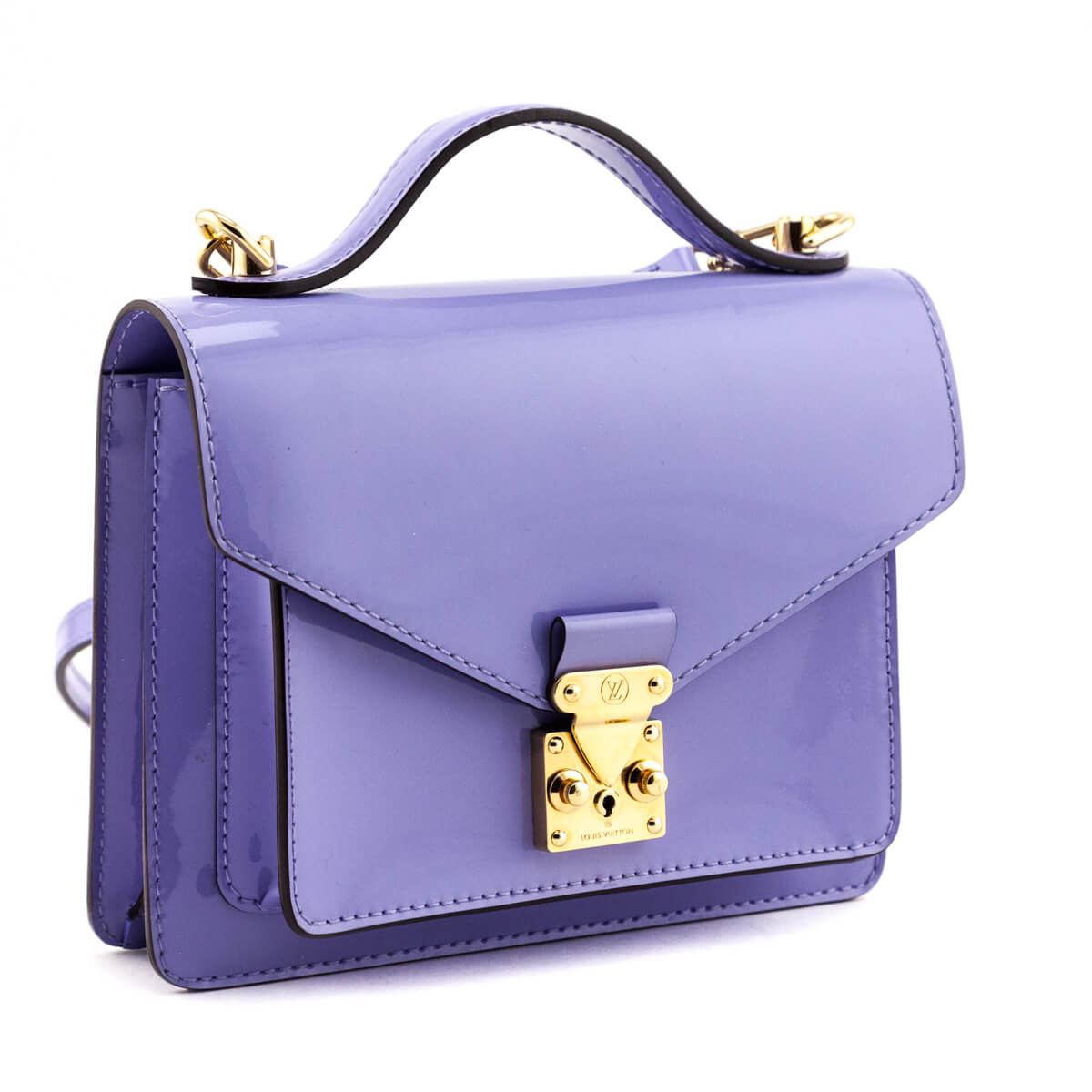 Louis Vuitton Lilac Vernis Monceau BB