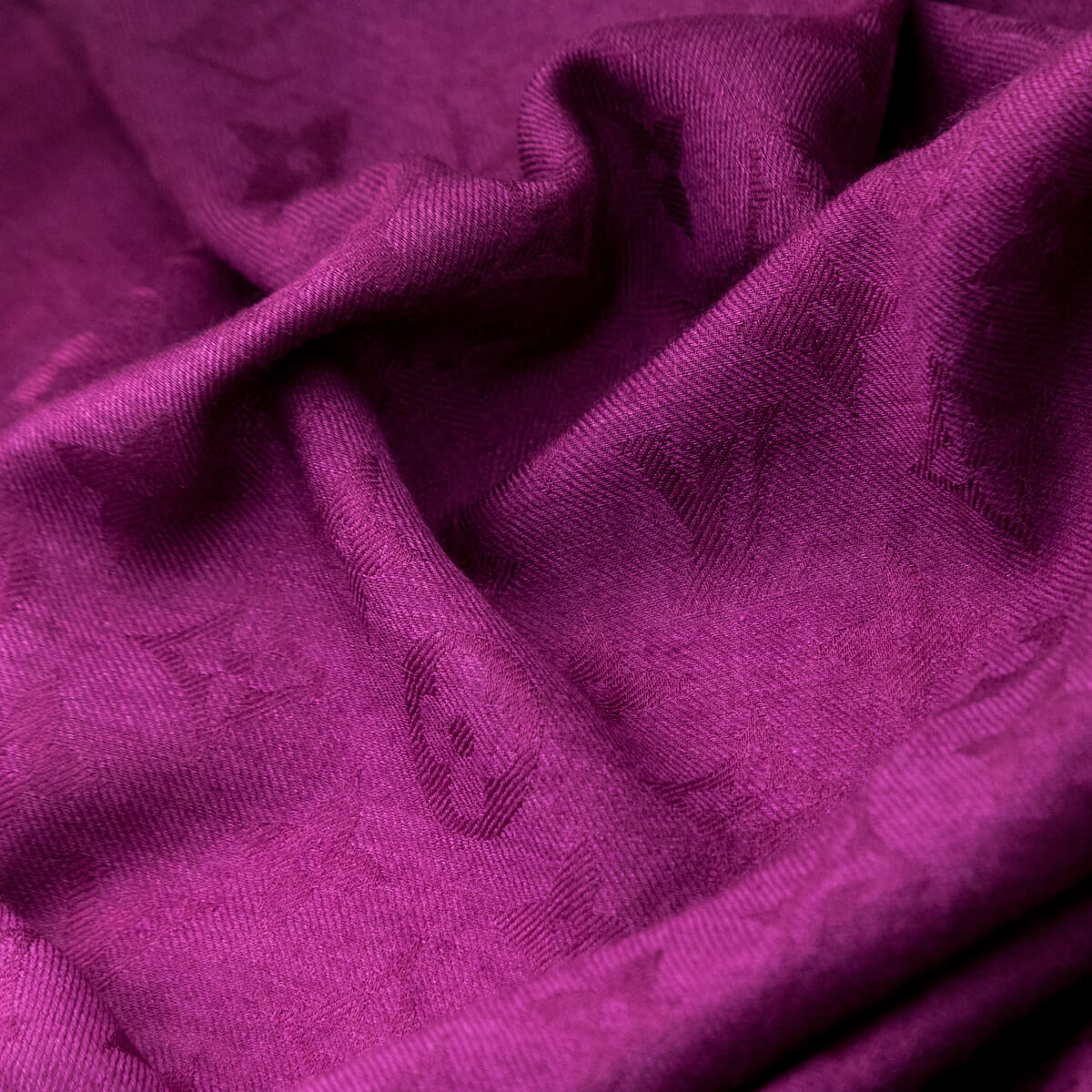 Louis Vuitton Magenta Monogram Cashmere Oblong Scarf