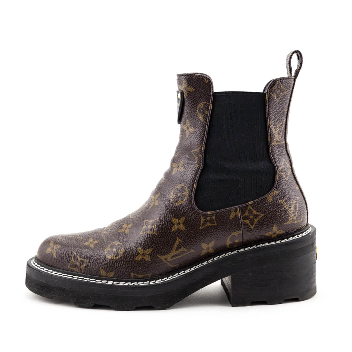 Louis Vuitton Monogram Beaubourg Ankle Boots Size US 11 | EU 41