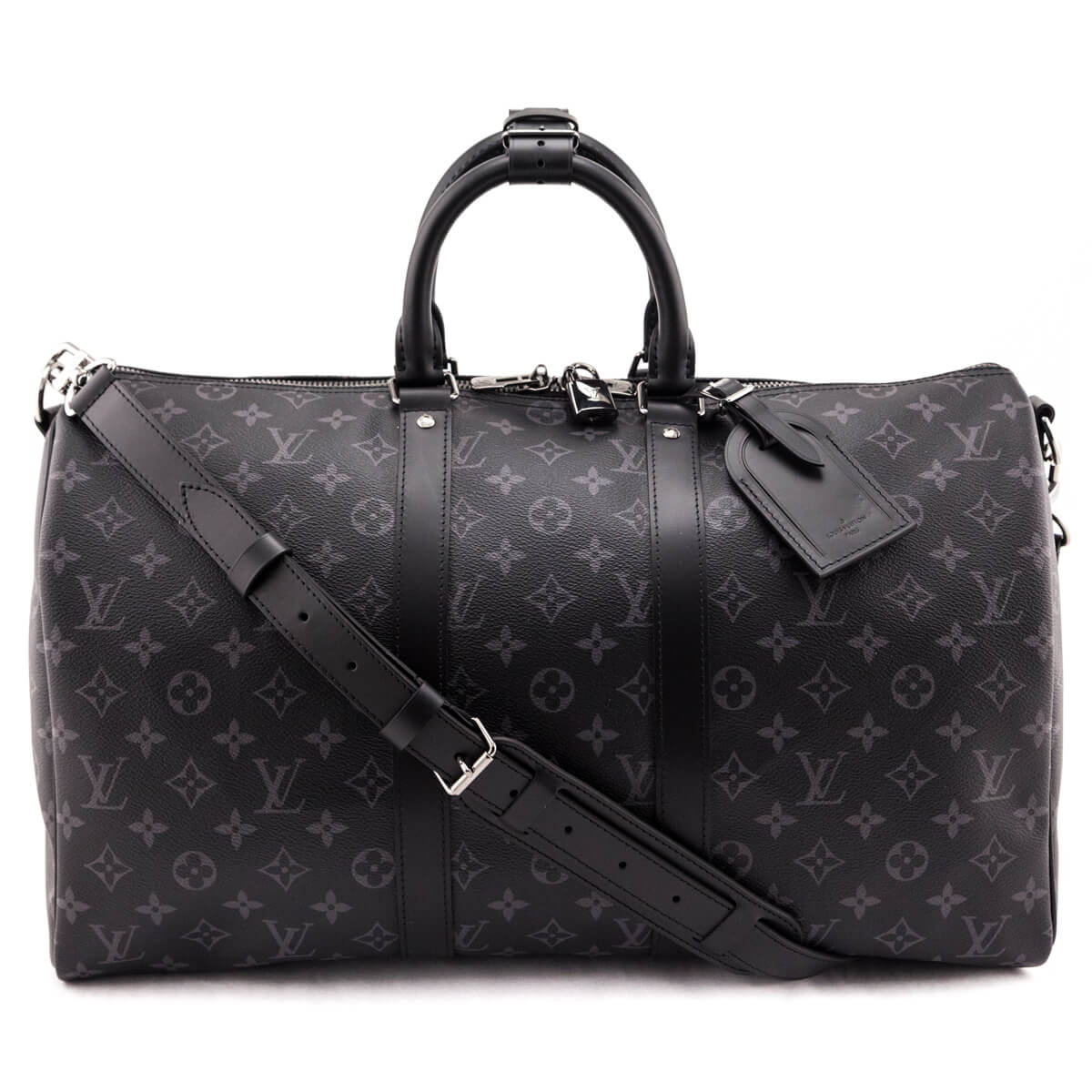 Louis Vuitton Monogram Eclipse Keepall Bandouliere 45