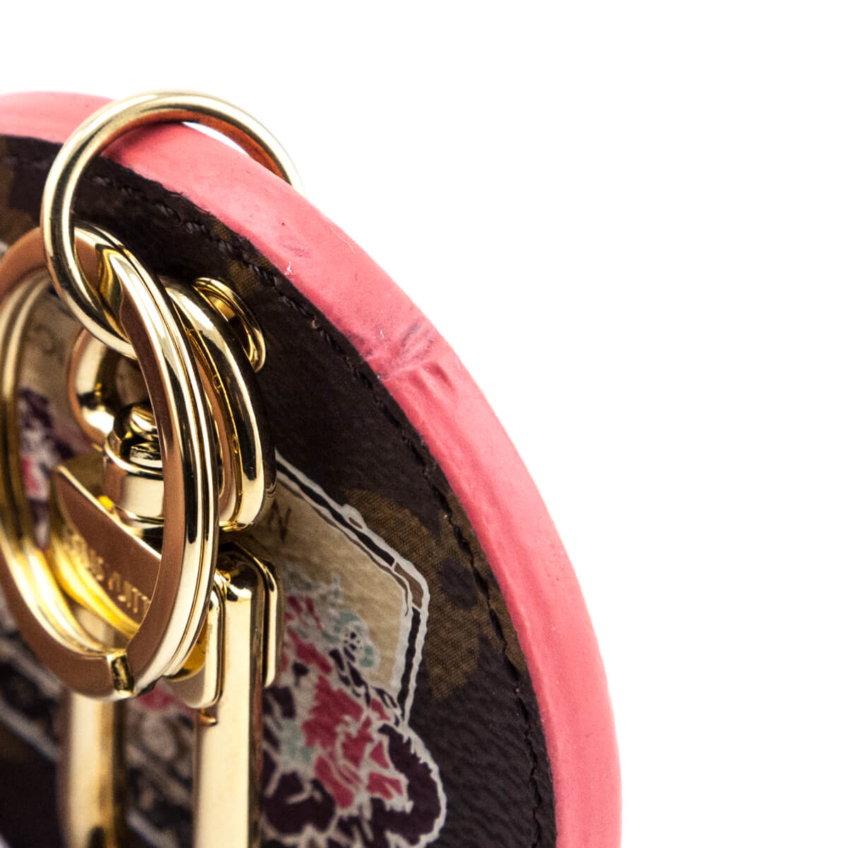 Louis Vuitton Monogram Illustre Posies Bag Charm Key Holder