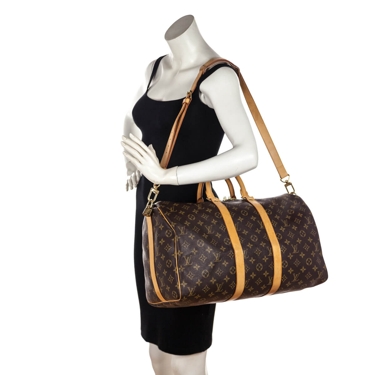 Louis Vuitton Monogram Keepall Bandouliere 45