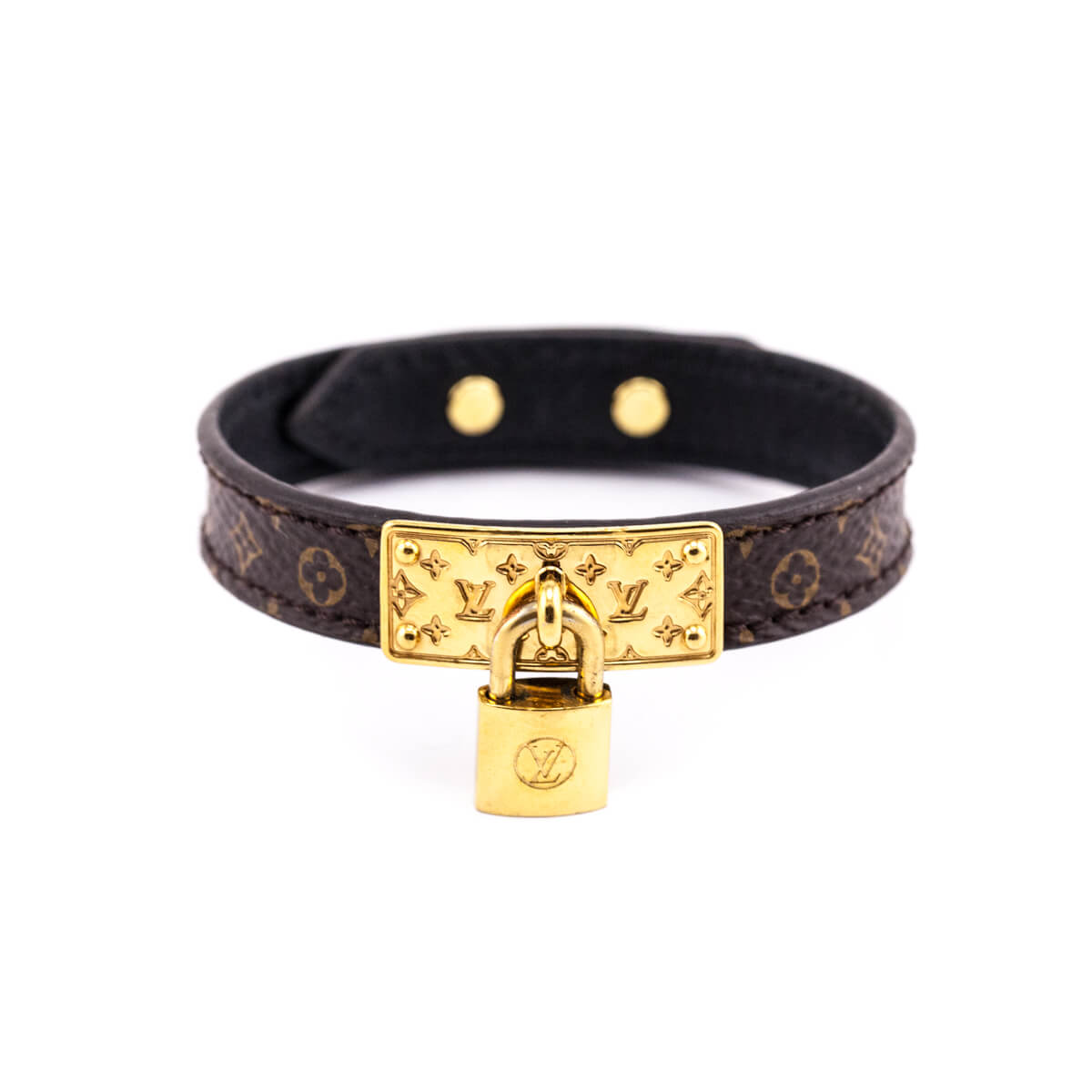 Louis Vuitton Monogram Lock Me Bracelet