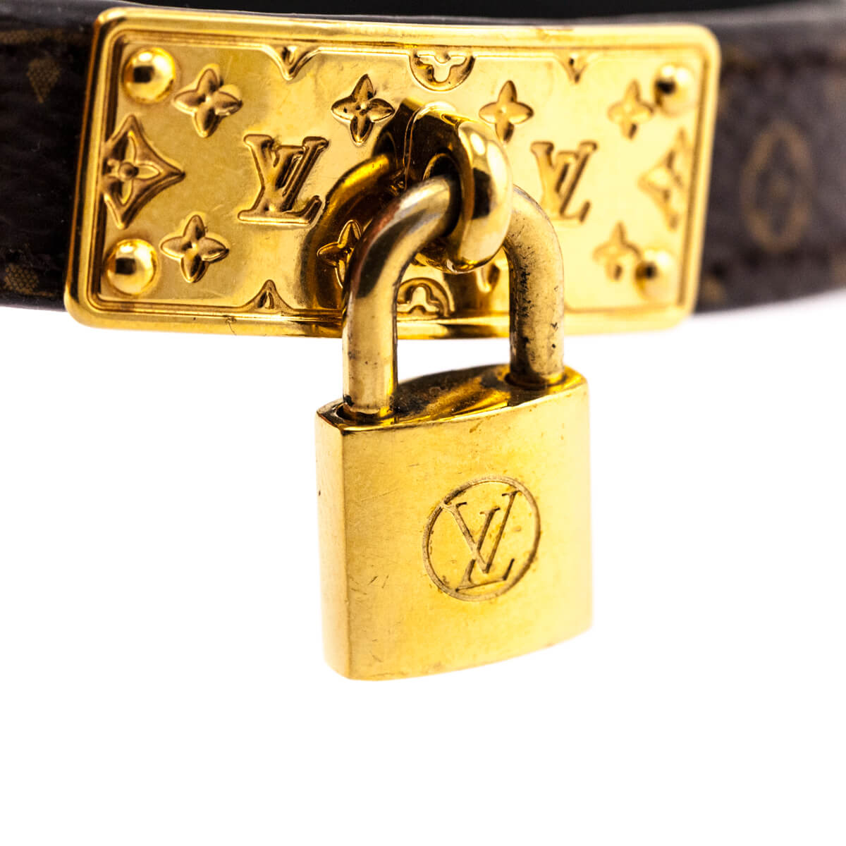 Louis Vuitton Monogram Lock Me Bracelet
