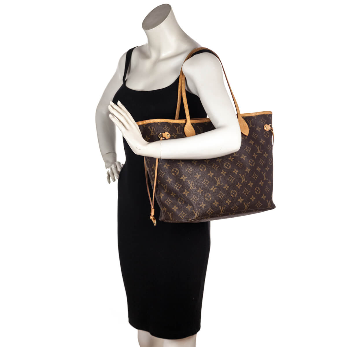 Louis Vuitton Monogram Neverfull MM W/ Pouch
