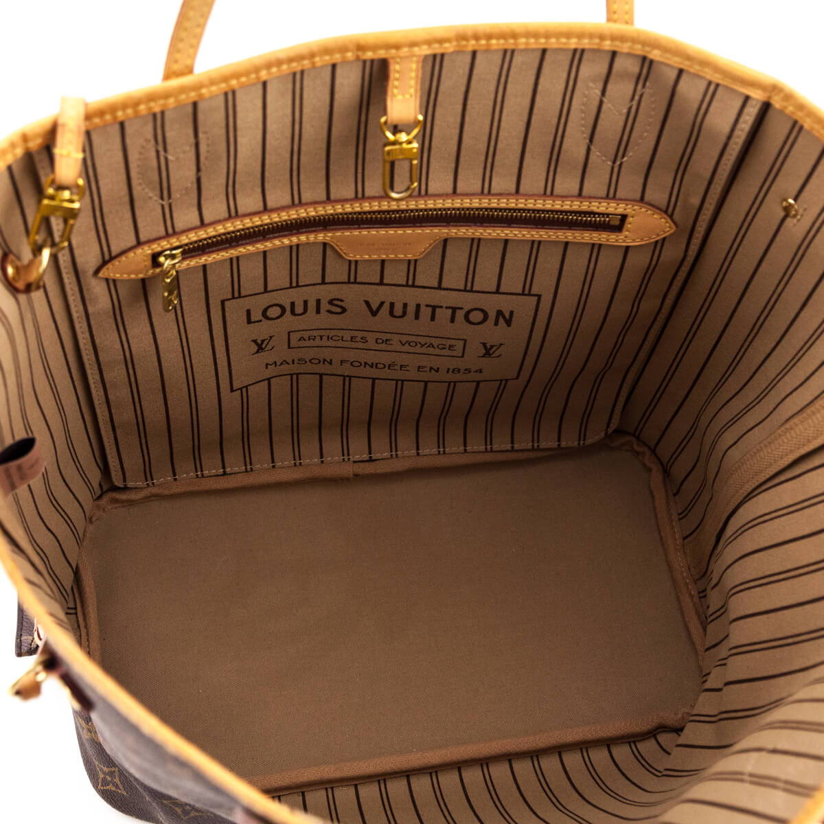 Louis Vuitton Monogram Neverfull MM W/ Pouch